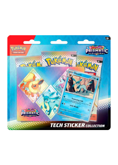 Prismatic Evolutions Tech Sticker Collection [Glaceon]