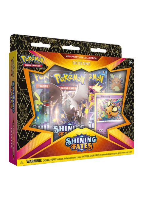 Shining Fates Mad Party Pin Collection [Dedenne]
