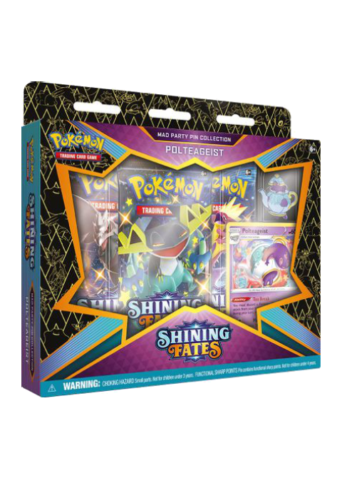 Shining Fates Mad Party Pin Collection [Polteageist]