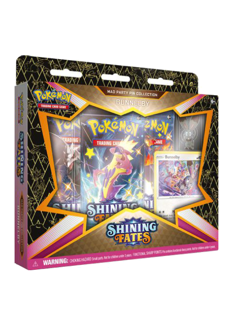 Shining Fates Mad Party Pin Collection [Bunnelby]