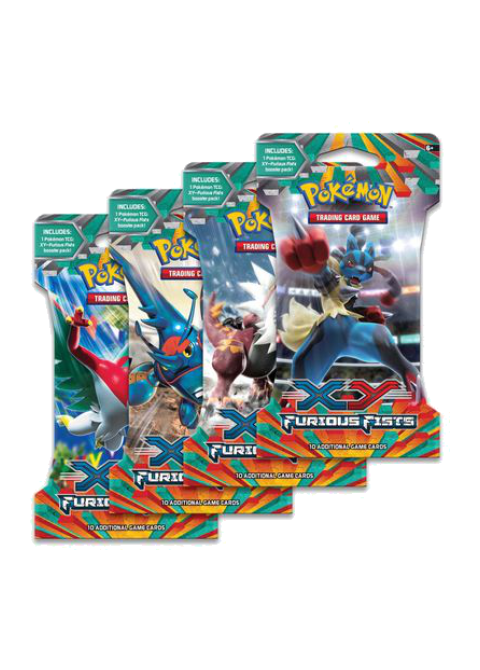 Furious Fists Sleeved Booster Pack Art Bundle [Set of 4]