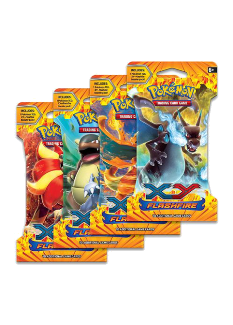 Flashfire Sleeved Booster Pack Art Bundle [Set of 4]