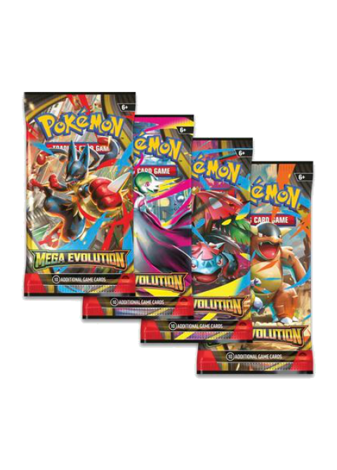 Mega Evolution Booster Pack Art Bundle [Set of 4]