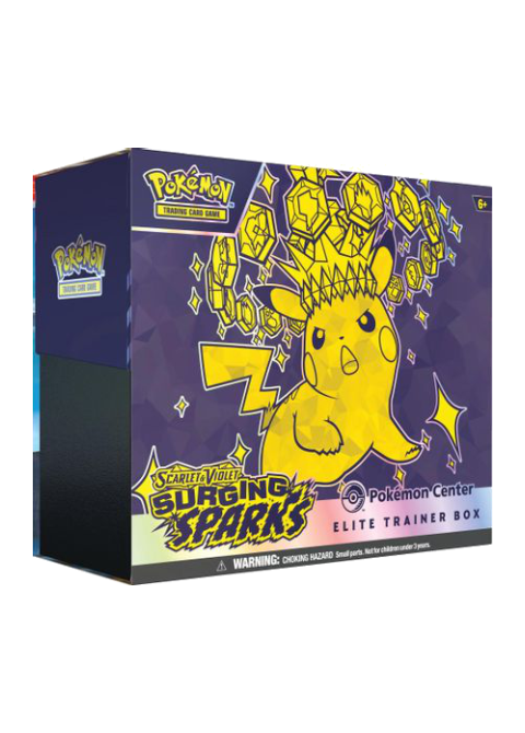 Surging Sparks Pokemon Center Elite Trainer Box (Exclusive)