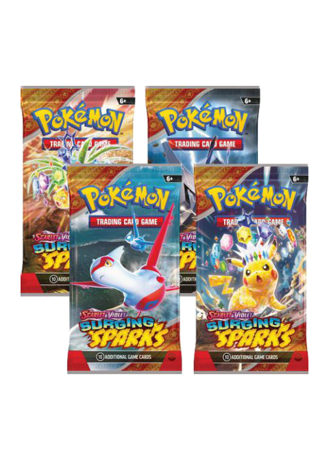 Surging Sparks Booster Pack Art Bundle [Set of 4]