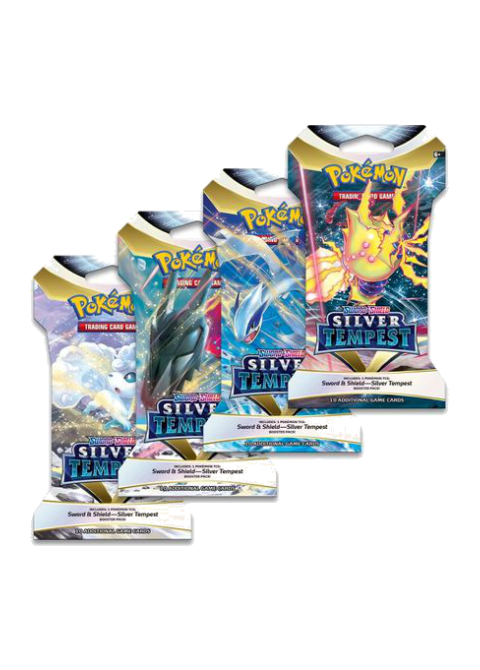 Silver Tempest Sleeved Booster Pack Art Bundle [Set of 4]