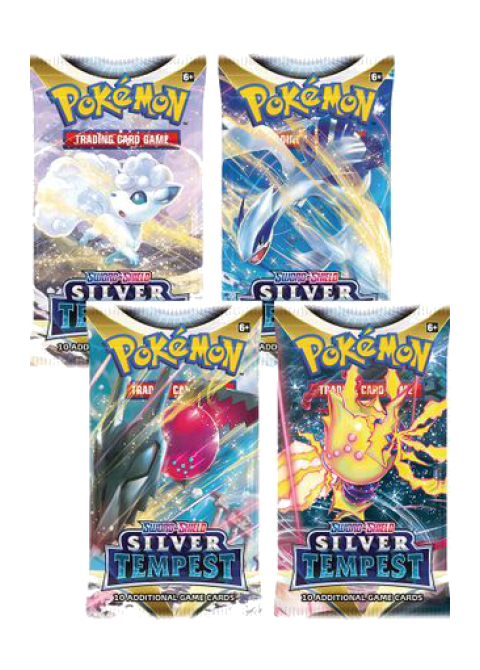 Silver Tempest Booster Pack Art Bundle [Set of 4]