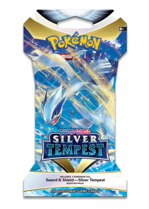 Silver Tempest Sleeved Booster Pack