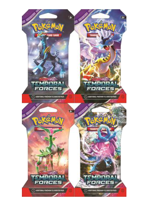 Temporal Forces Sleeved Booster Pack Art Bundle [Set of 4]